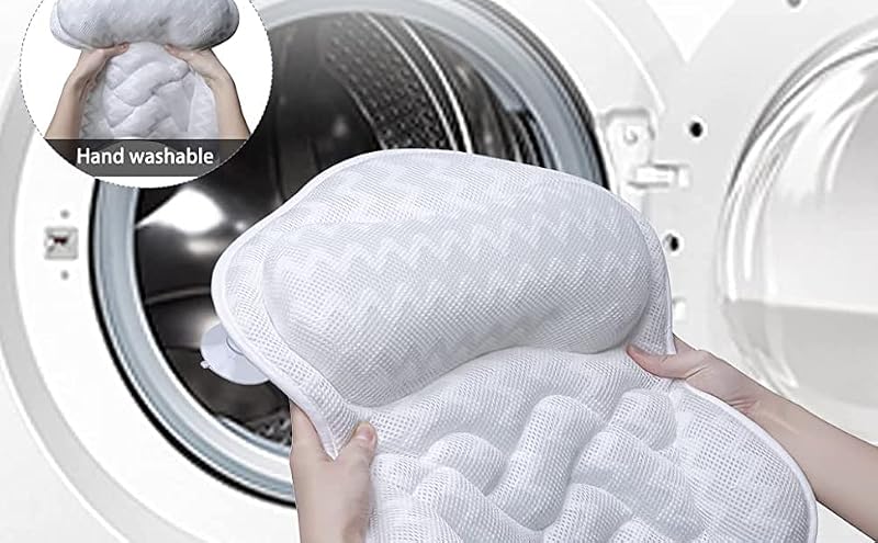Bath Pillow with Suction Cups - Neck & Back Support