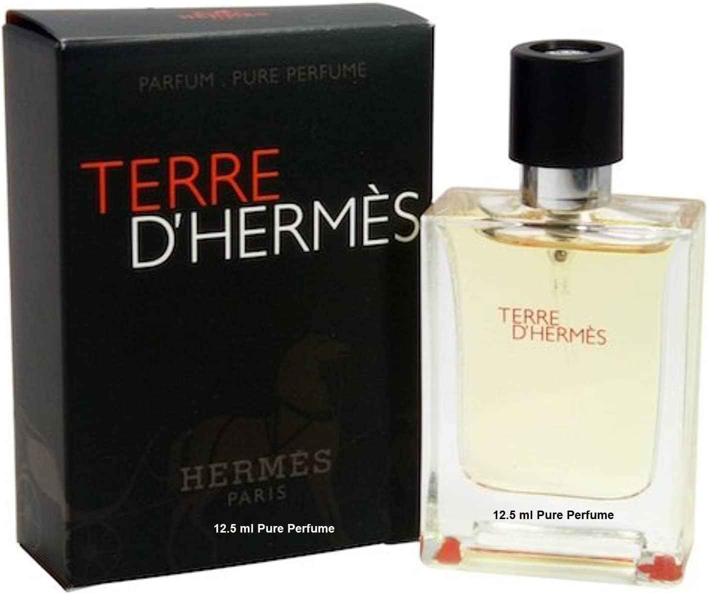 Hermes Hermes Terre D'hermes Pure Perfume Mini for Men 0.42oz/12.5 Ml, 0.42 fluid_ounces