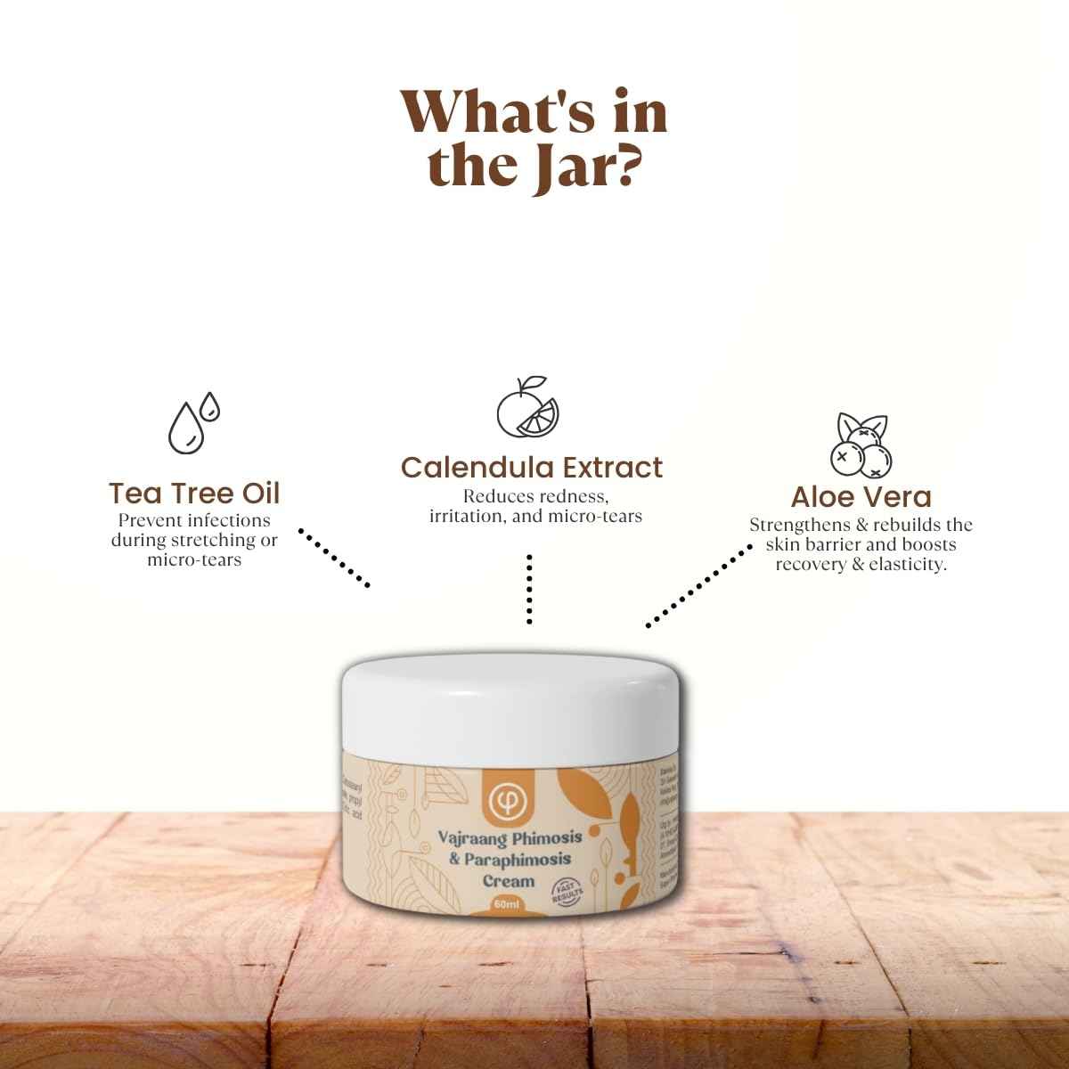 VAJRAANG Phimosis & Paraphimosis Cream – Steroid-Free Skin Recovery | Relieves skin Tightness, Reduces Discomfort | For Daily Use | 60-Day Tube (2)