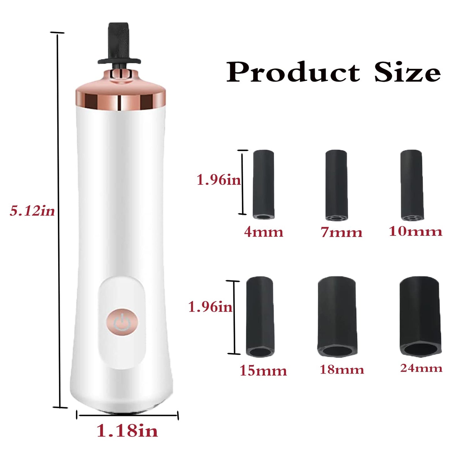 Glue Shaker for Eyelash Extensions, BUCICE Electric Nail Lacquer Shaker, Electric Shaker Time Saving Handsfree Tool Glue Nails Polish