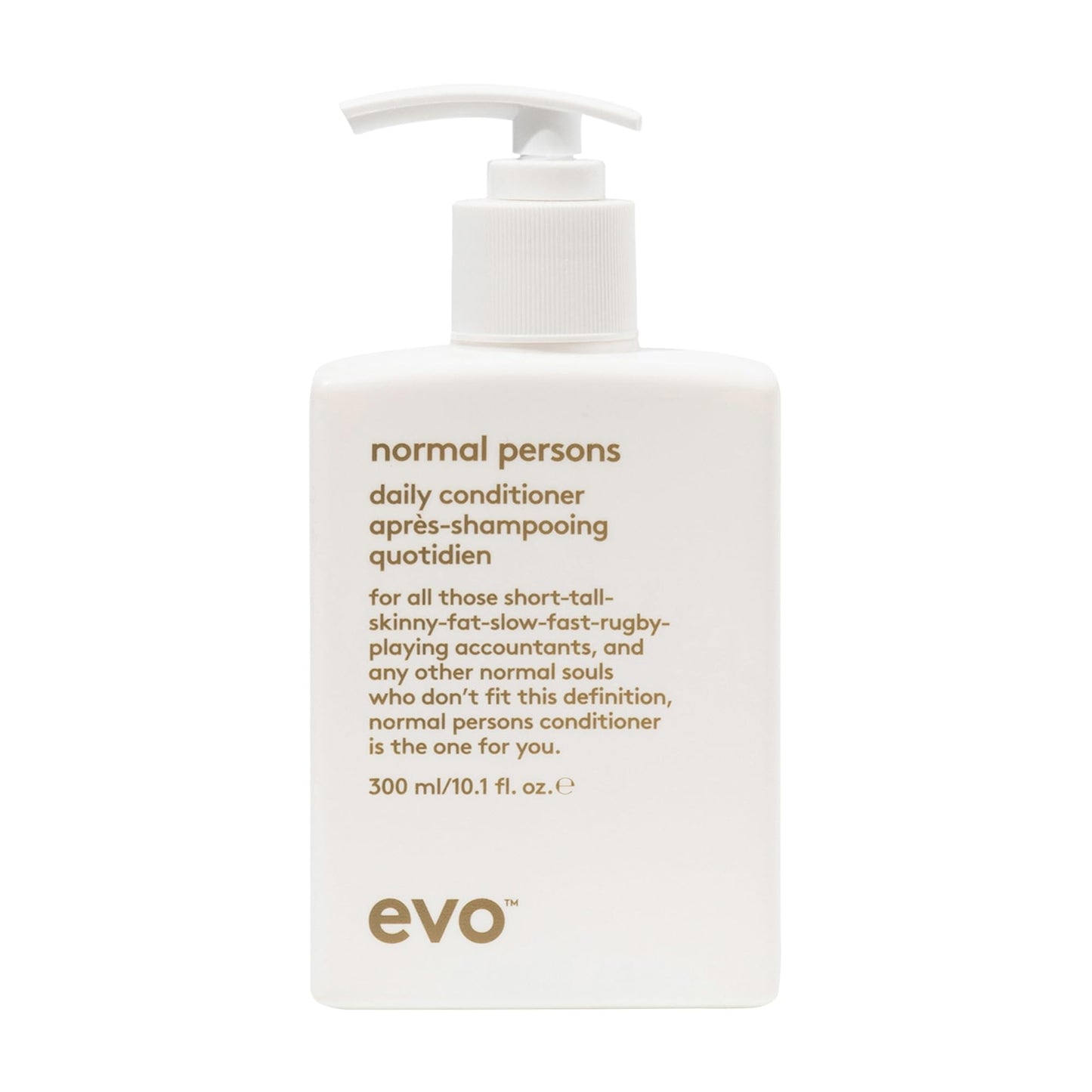 EVO Normal Persons Daily Care Conditioner - Deeply Cleanses, Removes Product Build-Up & Strengthens All Hair Types - 300ml / 10.1fl.oz