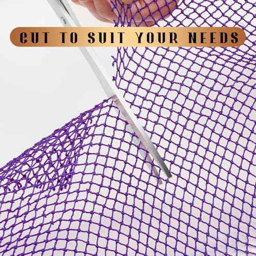 2-Piece African Net Sponge - Real Bath & Body Scrubber for Shower, Deep Cleansing for Sensitive Skin, Gentle Yet Effective for Dry/Acne Skin, Reusable Loofah Alternative (Pink & Purple)