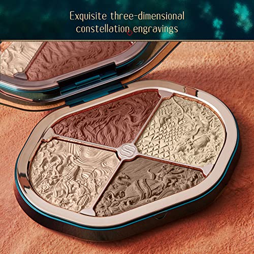 FLORASIS Constellation Floral Engraving Contour Makeup Palette (01