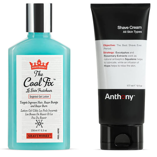 Shaveworks The Cool Fix Aftershave and Anthony Shave Cream