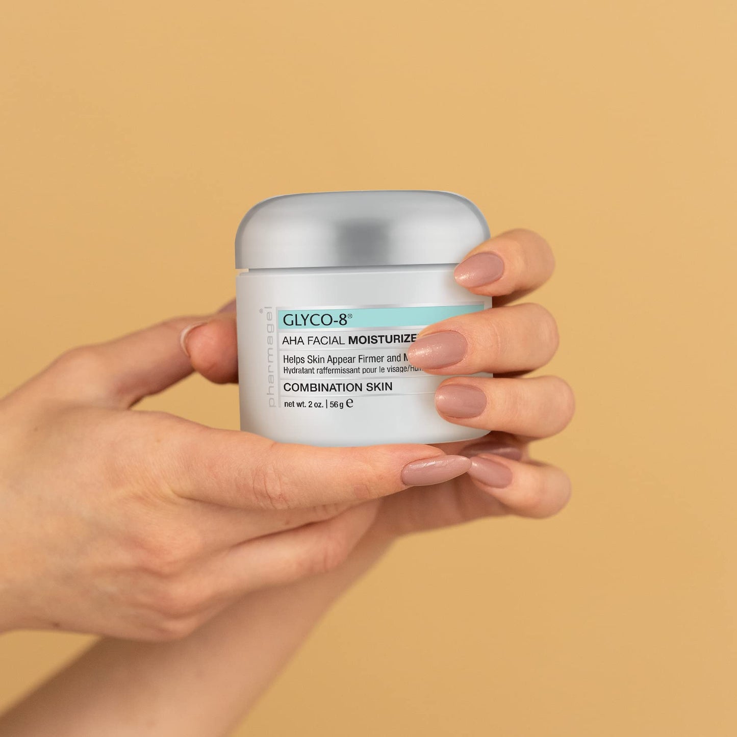 Pharmagel Glyco-8 Facial Firming Moisturizer for Combination Skin | Deeply Hydrating Daily Facial Moisturizer for Fine Lines and Wrinkles - 2 oz.