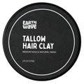 Earth Wave Tallow Hair Clay – Medium Hold Matte Finish, 2.5 oz