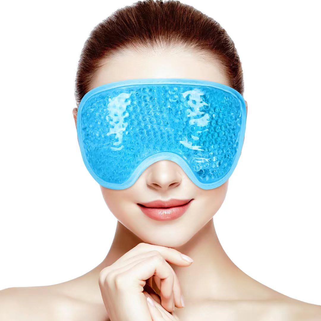 ONLYSKY BEAUTY Cold Eye Mask Cooling Gel Eye-Mask for Dry Eyes, Eye relax and Pressure Release as Gift for women (Blue)