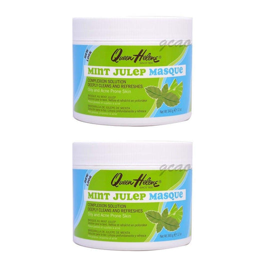 Queen Helene Jar Mint Julep Masque 12 Ounce (354ml) (2 Pack)