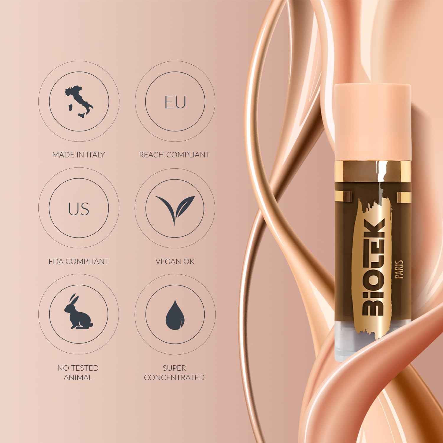 Biotek Brow Pigment for Permanent Makeup - Neutral Blond Color for Eyebrows - More Than Ever - Made in Italy - Moscow 0,61 fl.oz.