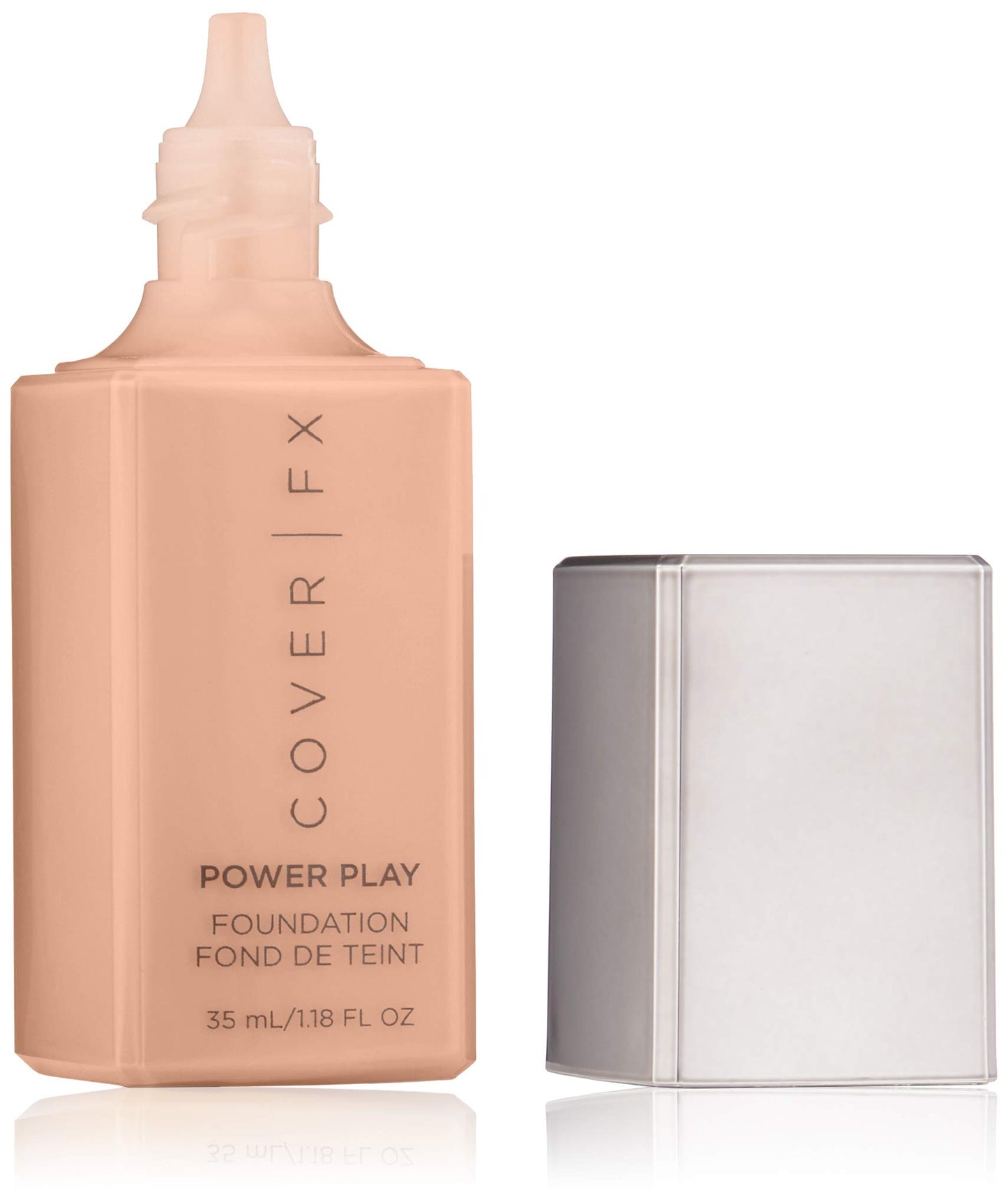 Cover FX Power Play Foundation: Full Coverage, Waterproof, Sweat-proof and Transfer-Proof Liquid Foundation For All Skin Types N90, 1.18 fl. oz.