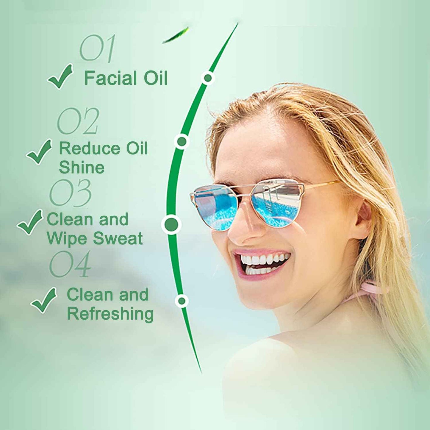 Gisdo 300 Pack Green Tea Wet Wipes Bulk for Homeless, Clean Face Hands Quickly, Green Tea Wet Wipes Bulk for Homeless, Perfect for Hiking Camping Travel Outdoor