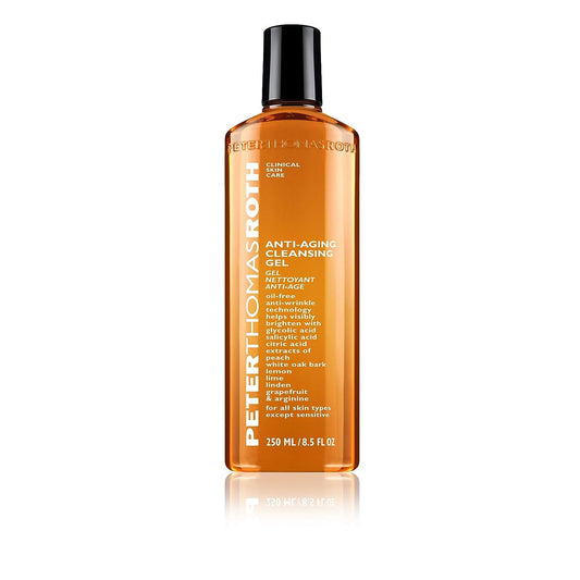 Peter Thomas Roth | Anti-Aging Cleansing Gel | Face Wash with Anti-Wrinkle Technology, Exfoliates with Glycolic Acid and Salicylic Acid, 8.5 Fl Oz