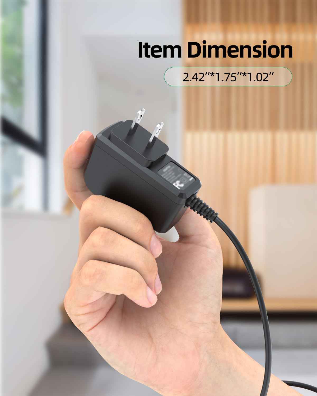 Superer 8V 5Ft Power Cord Fit for Philips Norelco HQ840 Multigroom Series 3000 MG3750 MG3760 Electric Shaver Trimmer Razor Replacement Charger Supply