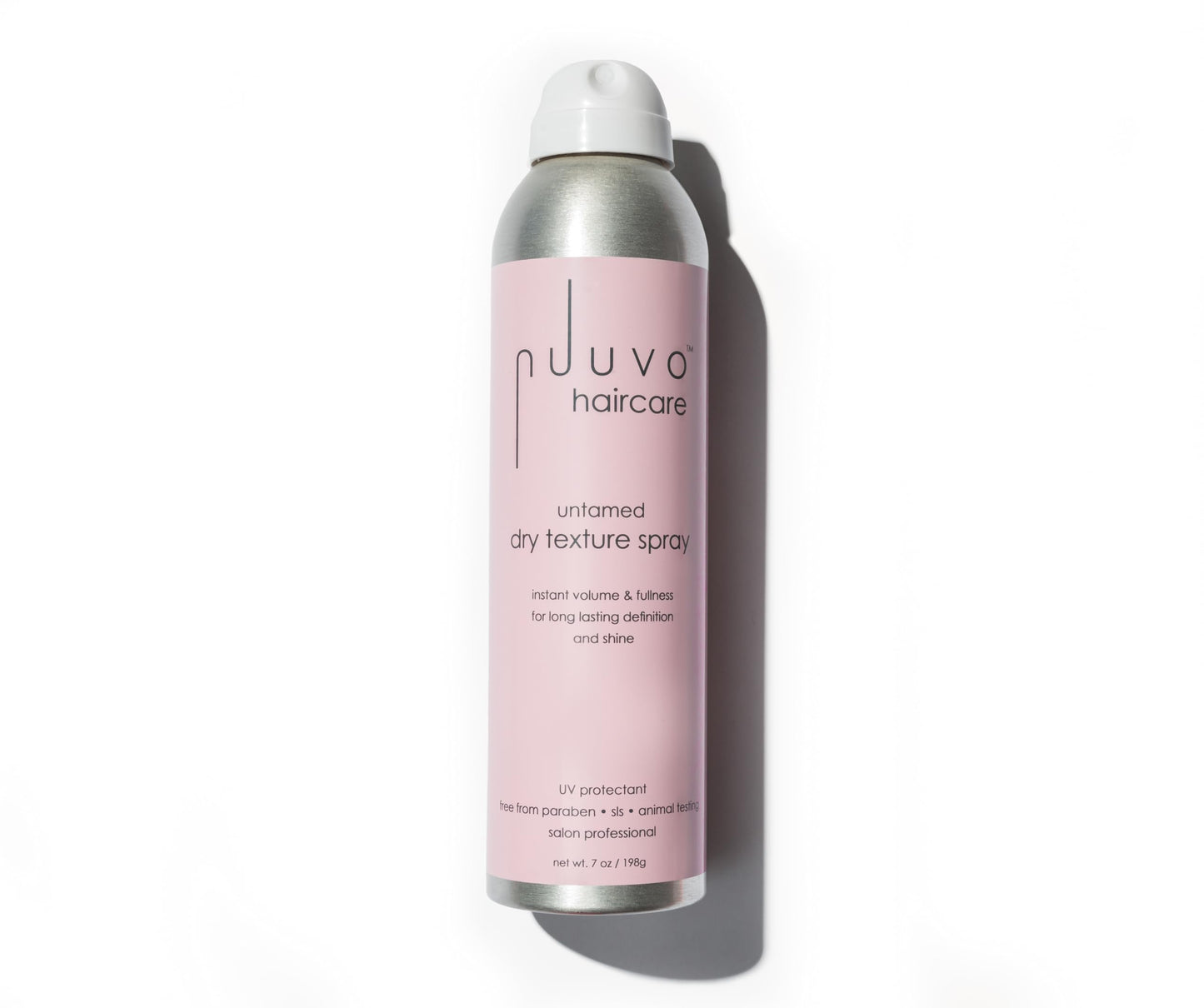 Nuuvo Untamed Dry Texture Spray Volumizing & Texturizing Spray for Lightweight Effortless Styles, UV Protection, Matte Finish, Cruelty-Free, 7oz