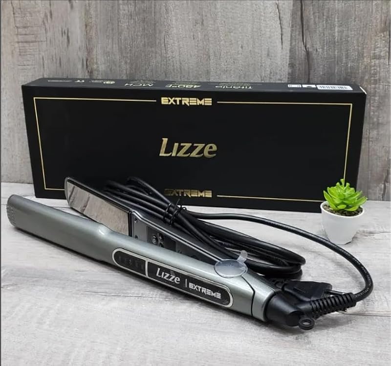 Lizze Nano Titanium Hair Straightener - Fast Heating, Floating Plates