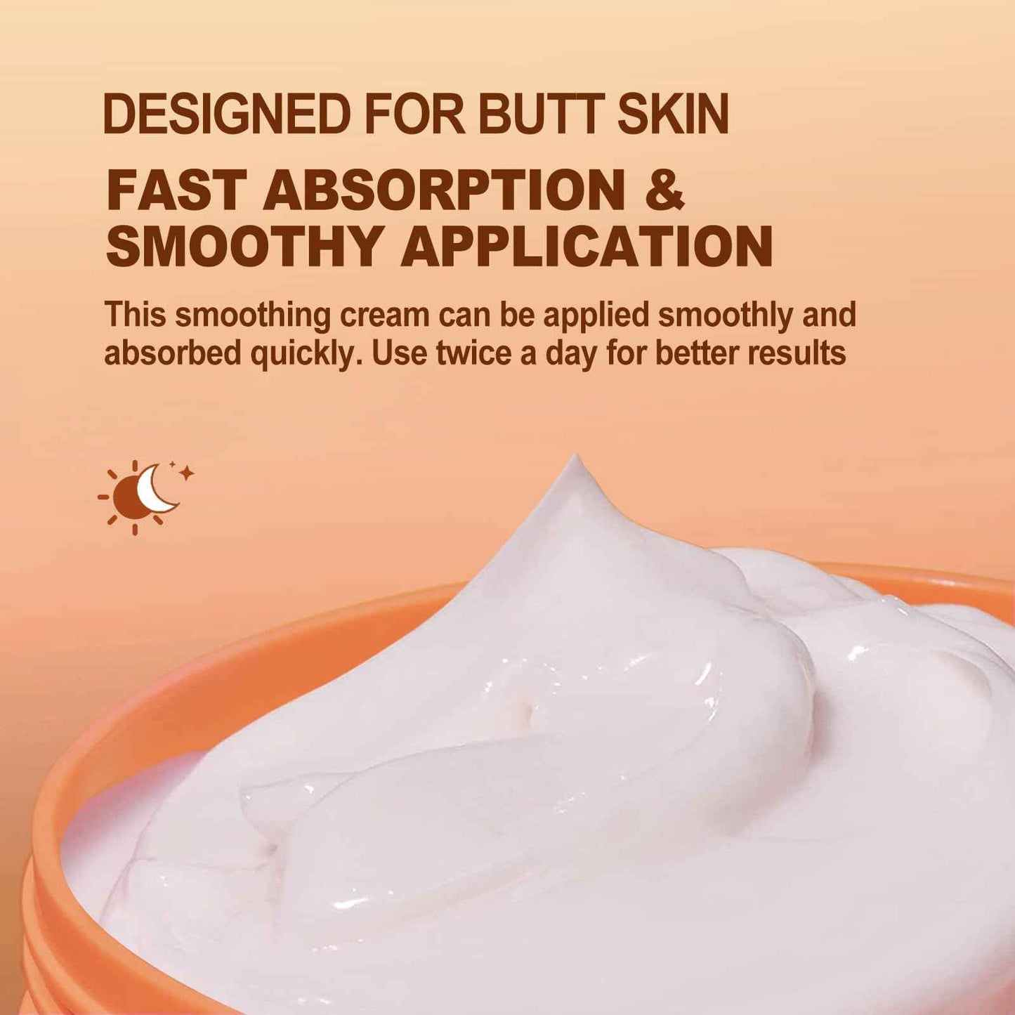 Butt Acne Clearing Treatment, Body Cream for Back, Buttocks, Thigh & Chest Acne, Skin Clearing Lotion for Men & Women 5.46 oz