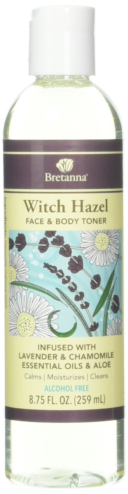 Bretanna Witch Hazel Toner Lavender Chamomile, 8.75 fl oz