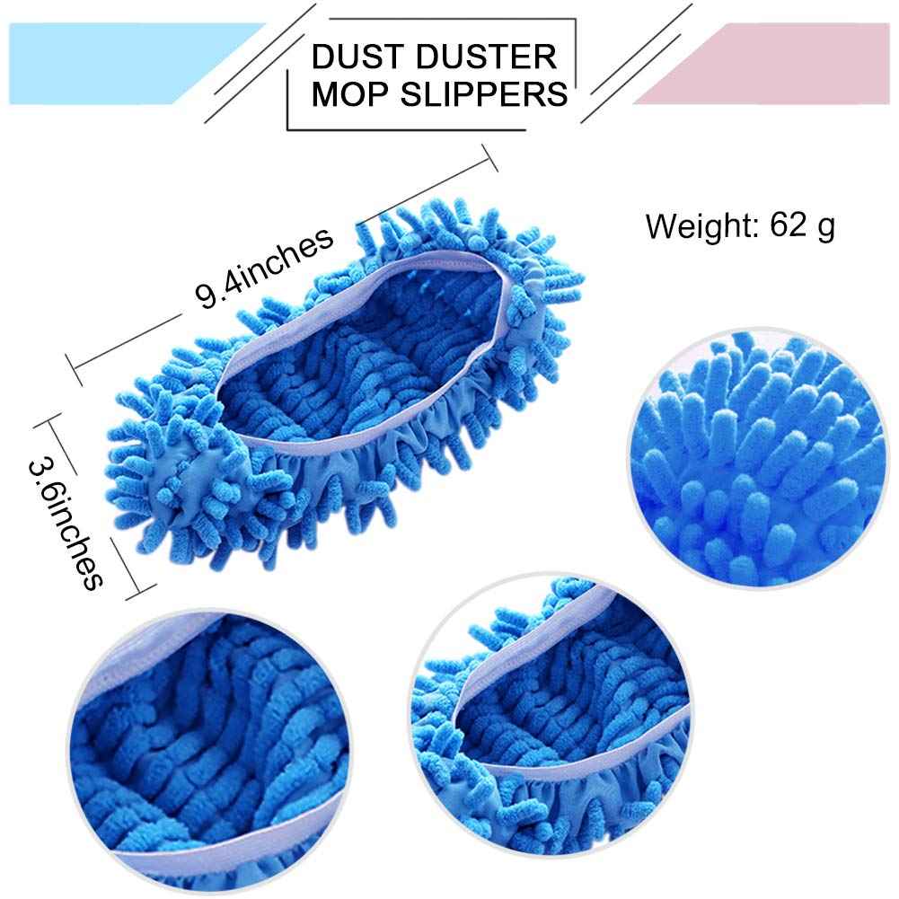 Cosywell Mop Slippers Shoes Cover Dust Duster Slippers 10 PCS 5 Pairs Clear Toiletry Bag Quart Size Bag Travel Makeup Cosmetic Bag PVC Toiletries Cosmetic Pouch for Women Men 3PCS (S)