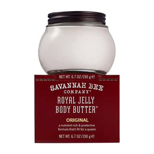 Savannah Bee Company Royal Jelly Body Butter - Deep Hydrating Body Butter for Dry Skin