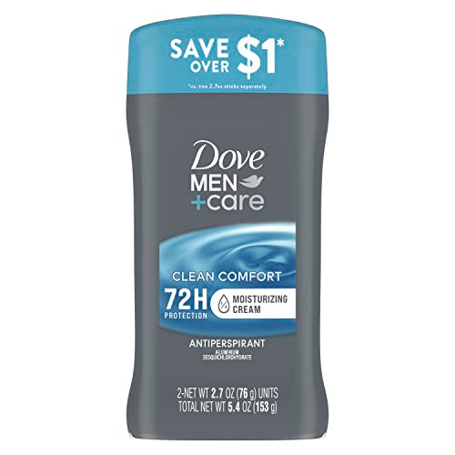 Dove Men+Care Clean Comfort Antiperspirant Deodorant Stick - 72-Hour Protection