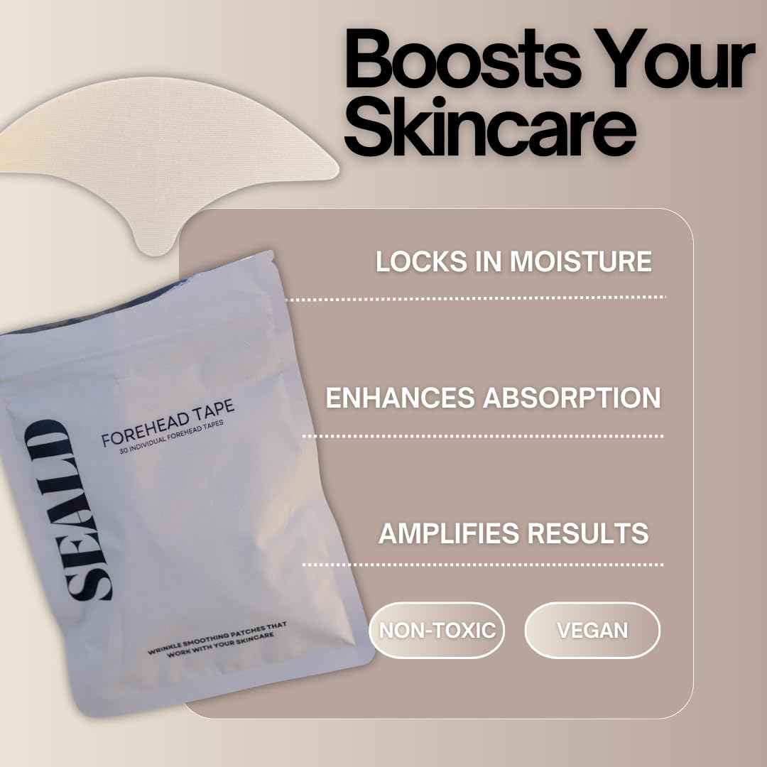 SEALD™ Forehead Tape – Wrinkle Smoothing Patches