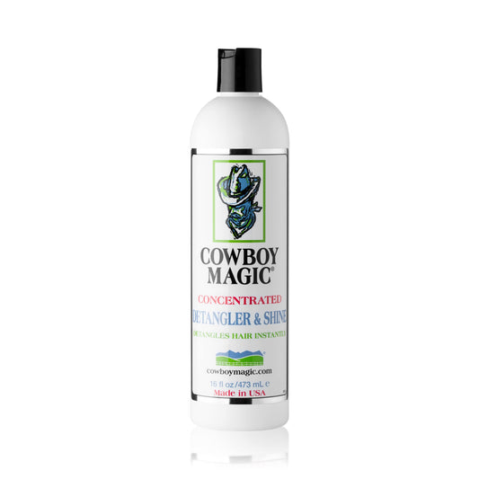 Cowboy Magic: Detangler and Shine (16 oz), Silk Protein and Panthenol Makes Hair Easy To Brush And Comb!