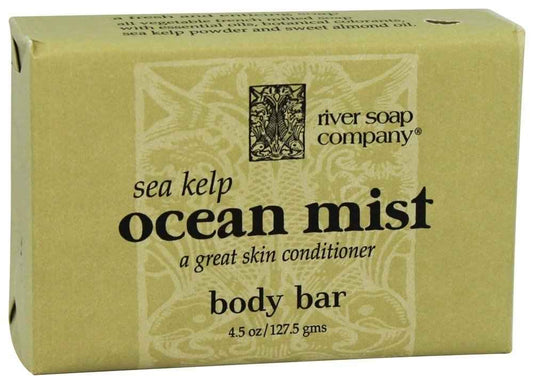 River Soap Company Vegetable Ocean Mist Bar 4.5-oz all Bath with Sea Kelp