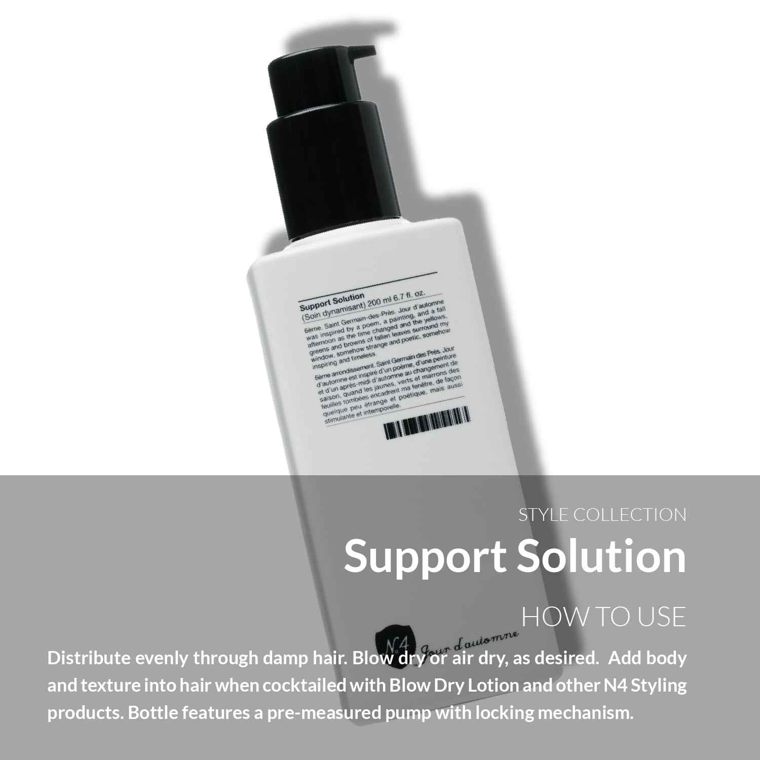 Number 4 Hair Gel for Men and Women, Hair Styling Products, Support Solution Priming Gel, 6.7 oz