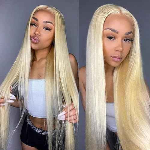 OYM Highlight Lace Front Wig Human Hair Body Wave Ombre Honey Blonde 13x6 HD Lace Frontal For Women Ombre Lace Front Human Hair Wigs 180% Density Colored 20 Inch Highlight Lace Wigs