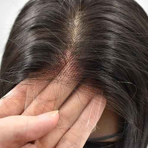 2 by 6 Kim K Glueless Wigs Human Hair Pre Plucked Easy Cut Middle Part Preference Human Hair wig 180% Wear and Go Wigs for Black Women (2¡¿6 black, 14 inch)