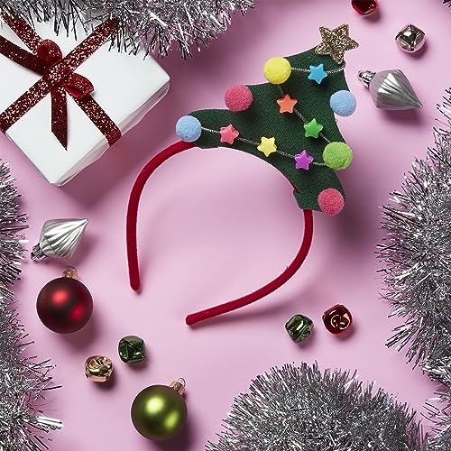 Scunci by Conair DIY Holiday Christmas Headband Kit, Decorate Your Own Holiday Headband, Perfect for Families, Kids and Parties