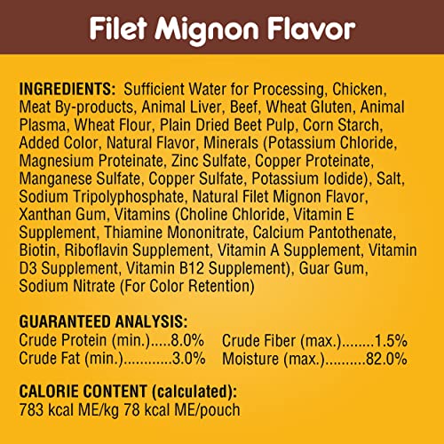 PEDIGREE CHOICE CUTS IN GRAVY Adult Soft Wet Dog Food 30-Count Variety Pack, 3.5 oz Pouches