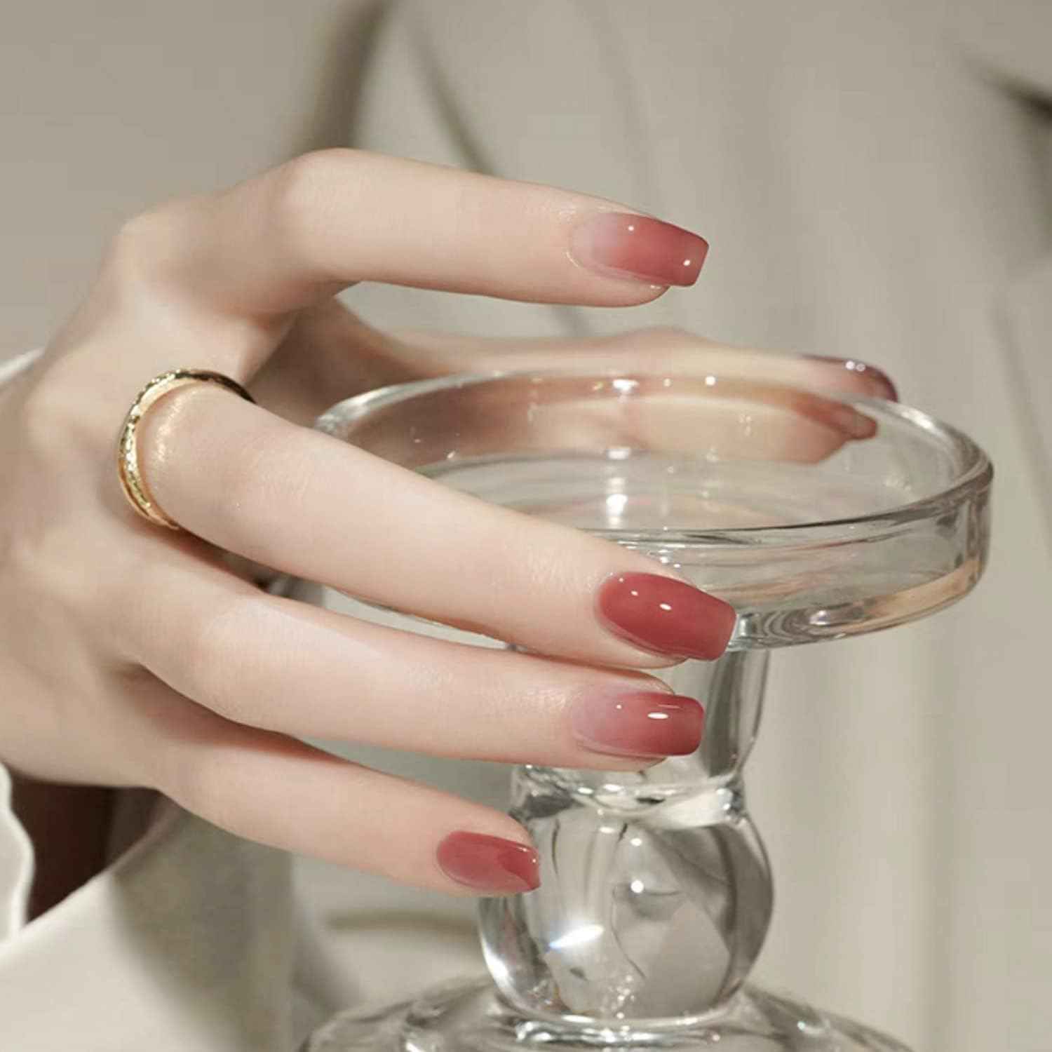 Vishine 48 PCS Jelly Gel Nail Polish, 45 Colors, Brown, Translucent, Crystal Clear Sheer Manicure Gift Set