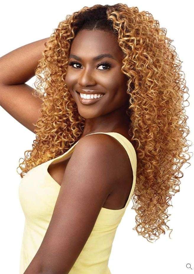 Converti-Cap Outre Synthetic Wig - DOMINICAN BOUNCE (1B Off Black)