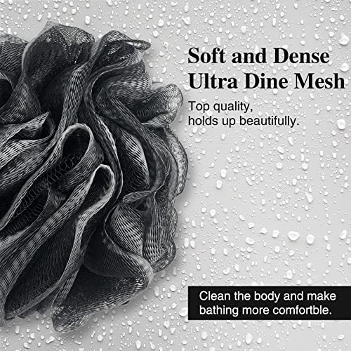 10 Pack Bath Sponge Shower Loofahs 40g,Mesh Pouf Scrunchies Body Wash