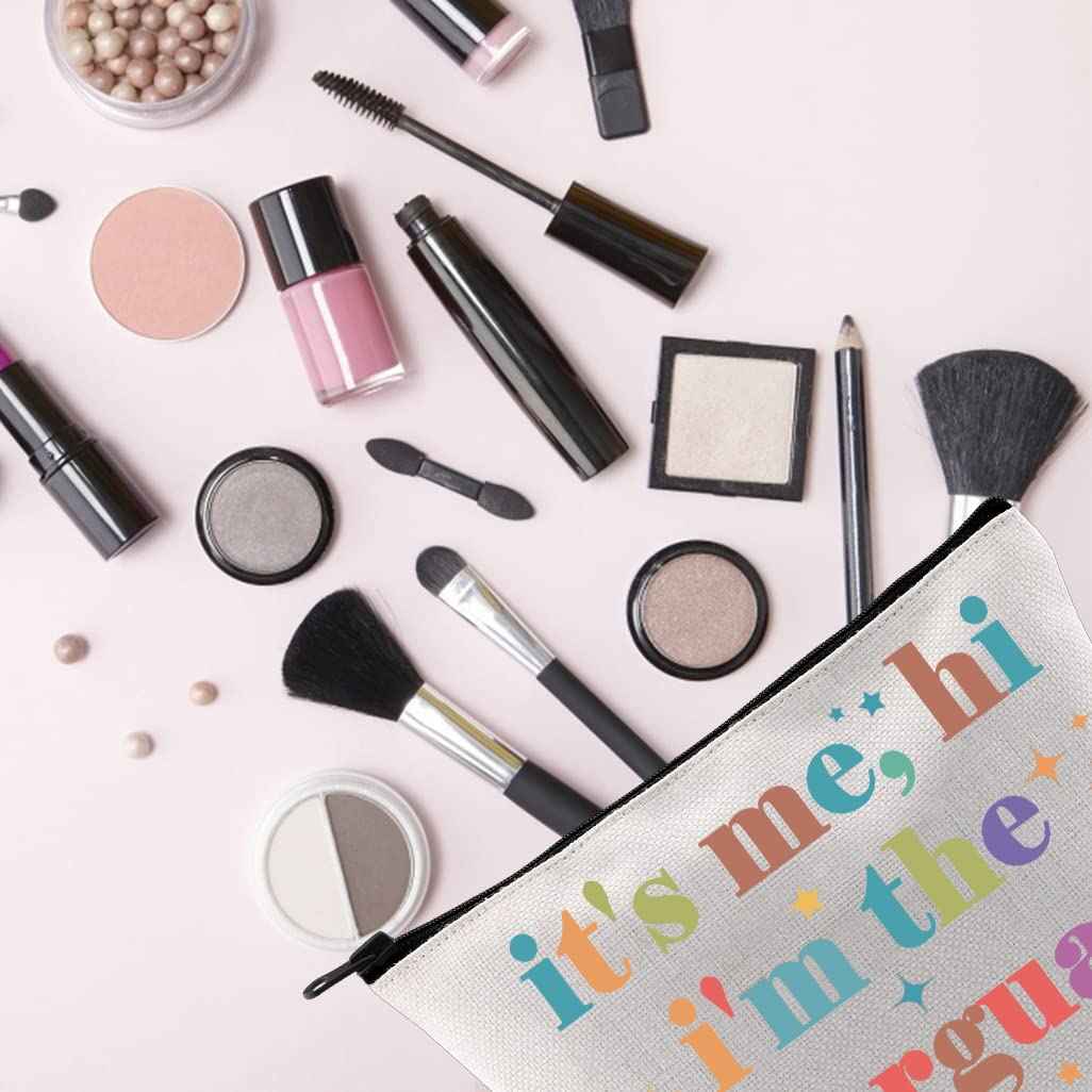 TSOTMO Color Guard Makeup Bag It's Me, Hi I'm The Color Guard It's Me BAG Flag Gift Marching Band Flag (colorguard)