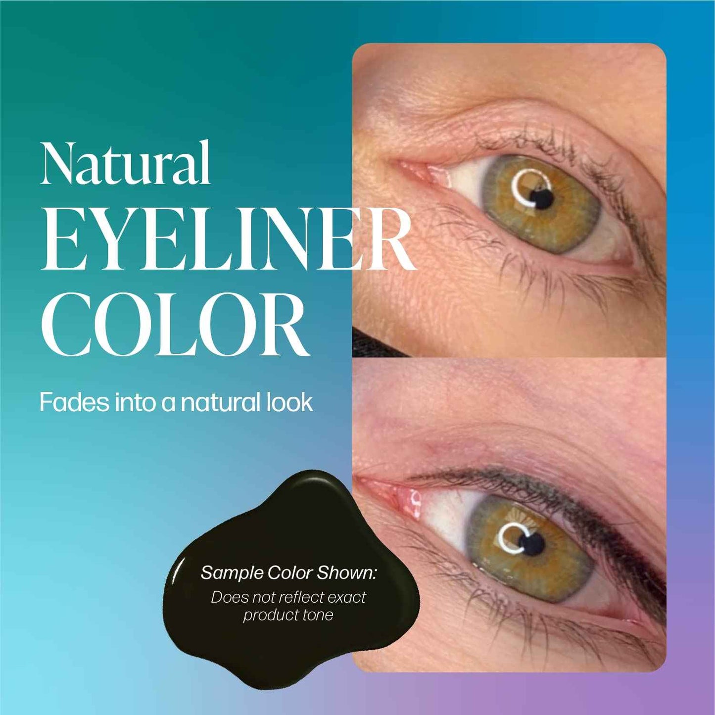 Perma Blend - Blended Black - Microblading Ink for Permanent Eyeliner - Professional Tattoo Ink - Black Tattoo Ink Makeup - Vegan (0.5 oz)