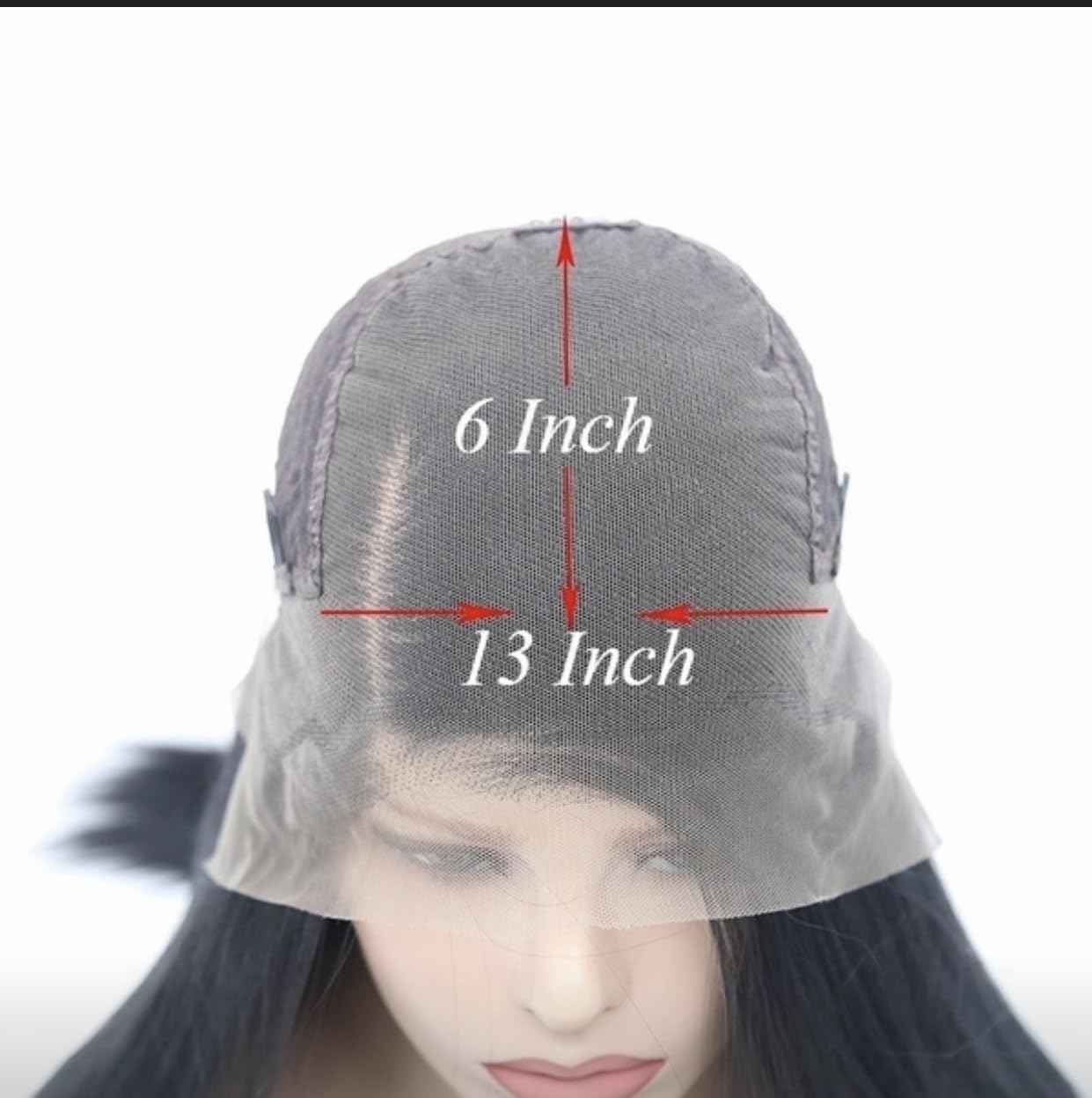 WXHWCX 13×6 Long Straight Synthetic Lace Front Wig For Women Smooth Wig Middle Part Black Synthetic Lace Wigs High Density Daily wigs For Women Party Wigs