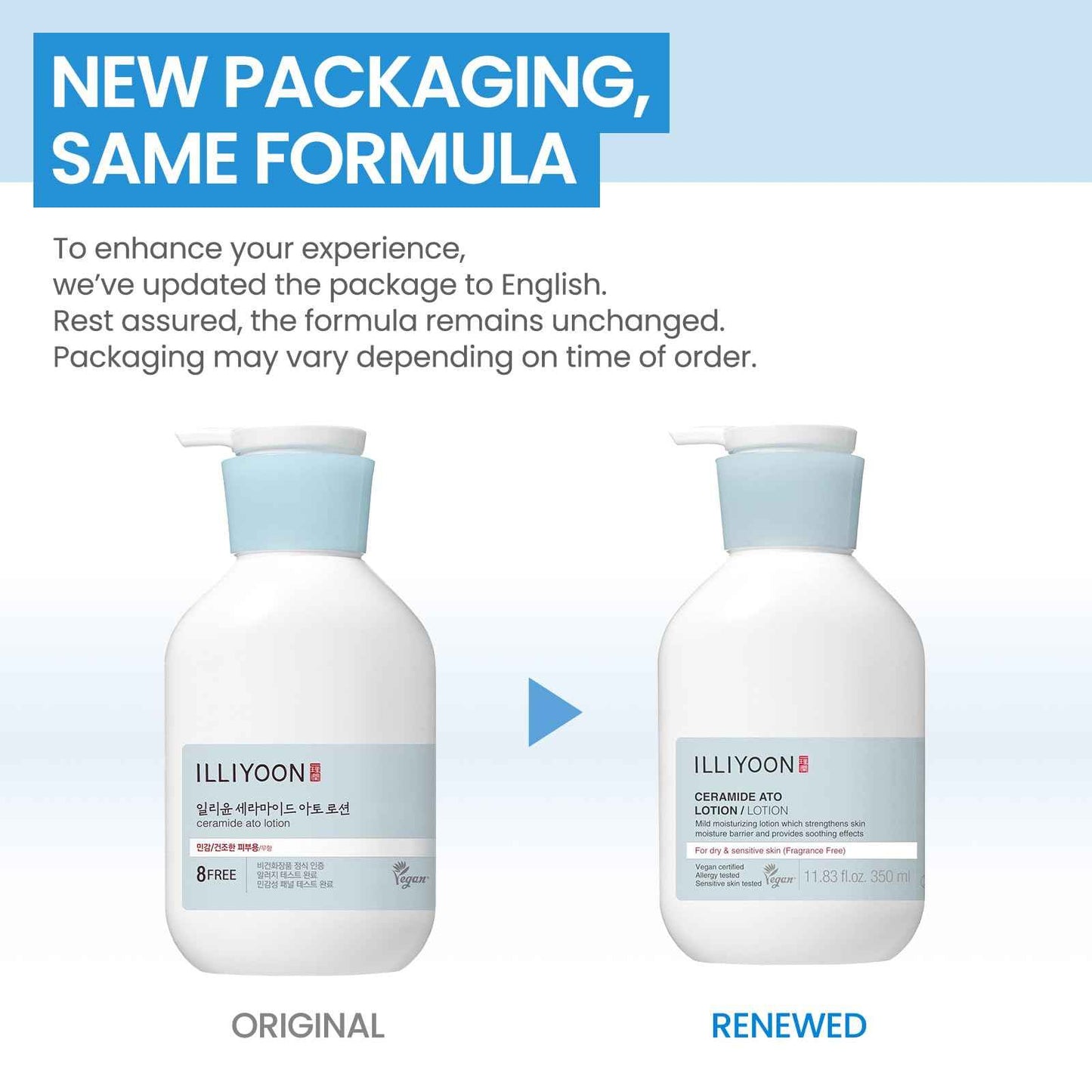 Illiyoon ATO Lotion 350ml with Top to Toe Wash