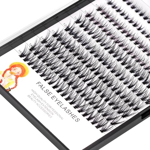 Vayator 20D False Eyelashes 200pcs Mixed 8-20mm D Curl