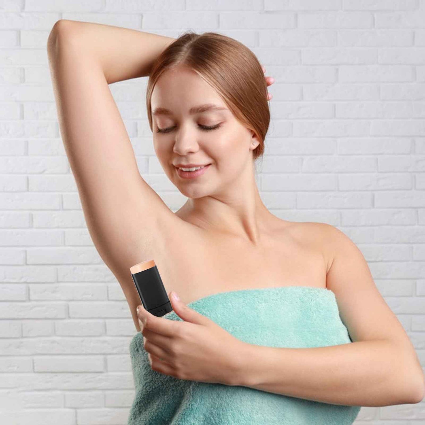 LOPYXBR 100 PCS 0.5 Oz/15 Ml Empty Deodorant Containers Black Oval Twist-Up Filling Stick 15 Ml Refillable Deodorant Tubes Empty Black Lotion Bar Sticks for Homemade Deodorant, DIY Lip Balm