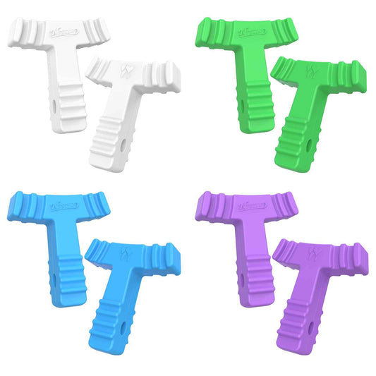 8 Pcs Chewies for Invisalign Aligners, Orthodontic Aligner Chewies Chompers Aligner Trays Seaters Durable Medical Grade Silicone Compatible with Invisible Braces (Multiple Colors)