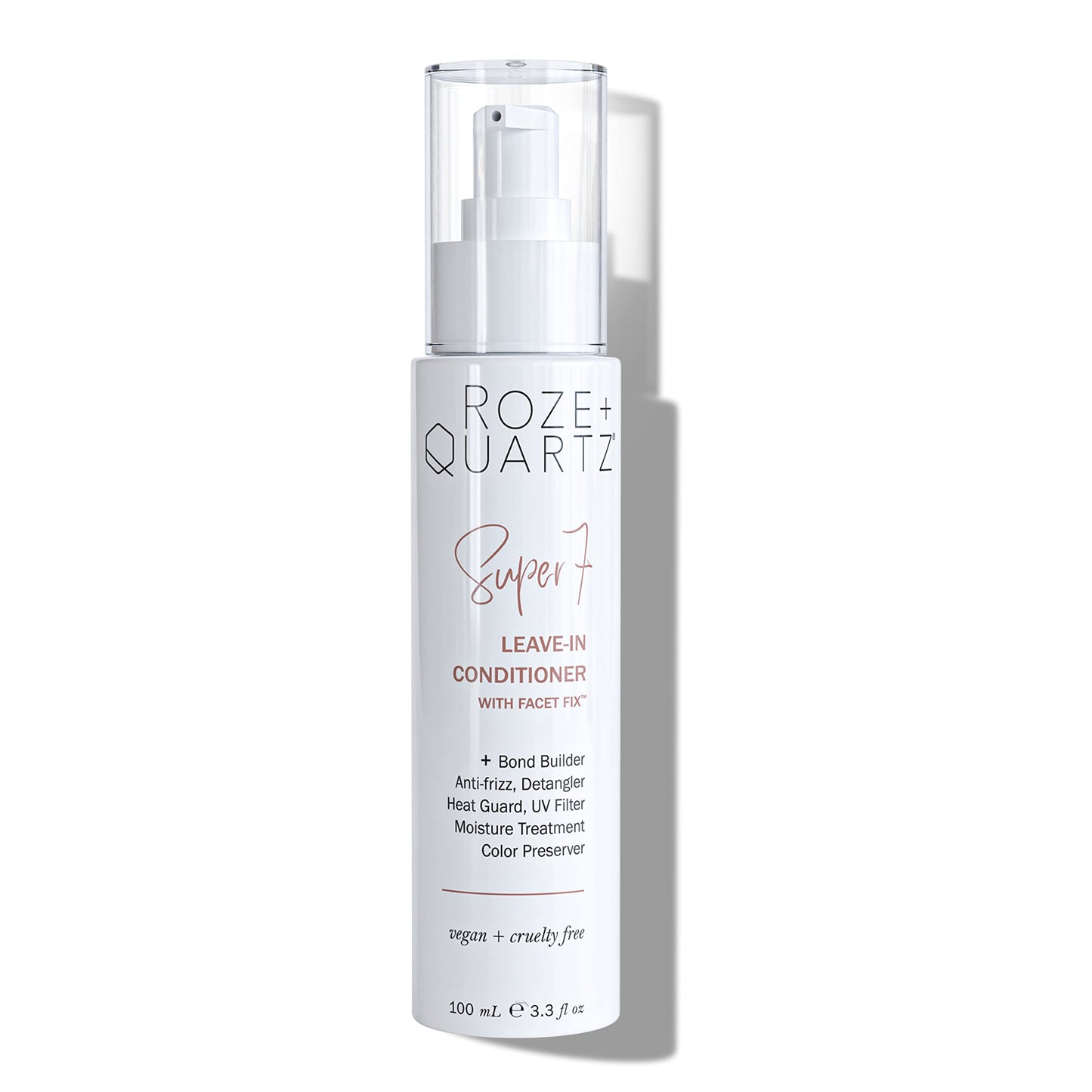 Roze + Quartz® Super 7 Leave-In Conditioner • Seven Benefits for All Hair Types (3.3oz)