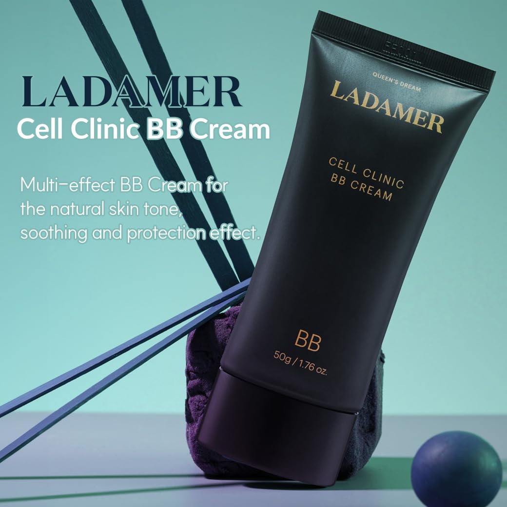 LADAMER-BB cream-Face Makeup-Hydrating-Tinted Moisturizer Pore Control Cell Clinic After Treatment for Sensitive Skin Clinical Spa Cosmetic Premium Korean Skin Care Acell-300, 1.76oz (50g).