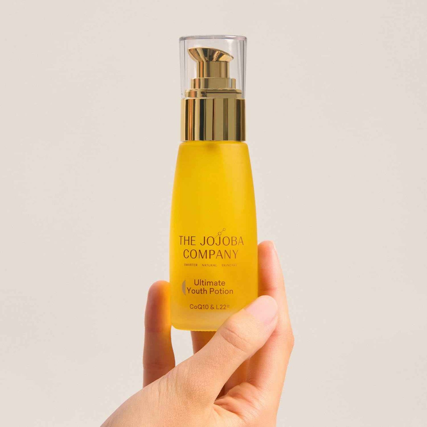 The Jojoba Company Ultimate Youth Potion, Maintains Youthful Glow, Improves Skin Elasticity & Firmness, Enriched w/Patented L22 Formula - Restores Skin Lipid Profile of a Healthy 22 Year Old, 50ml