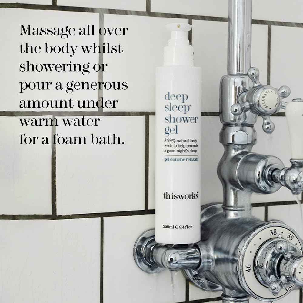 THISWORKS deep sleep shower gel: Calms the Mind and Protects the Skin, 8.4 fl oz (250ml)