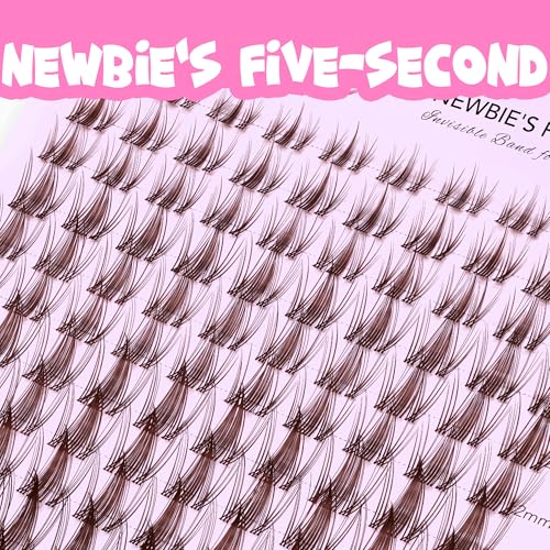 Brown Wispy Lash Clusters - DIY Eyelash Extensions 8-18mm