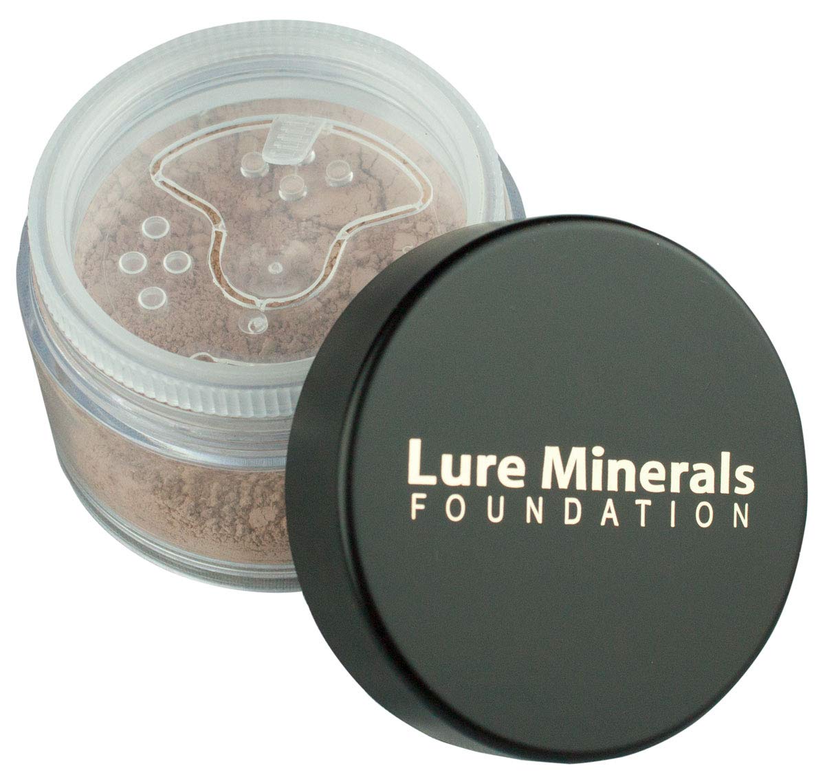 ASC(Lure Minerals) Foundation Loose Powder 8g Sifter Jar- Choose Color,free of Harmful Ingredients (Compare to Bare Minerals (Fairly Medium Matte 8 Grams)