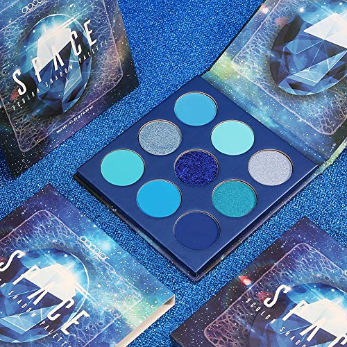 docolor Eyeshadow Palette 9 Colors Green Eyeshadow Gemstone Shadow Palette Highly Pigmented and Green Eyeliner Waterproof Eyeliner Pen Super Slim Liquid Precise All Day Eye Liner Gel¡¦