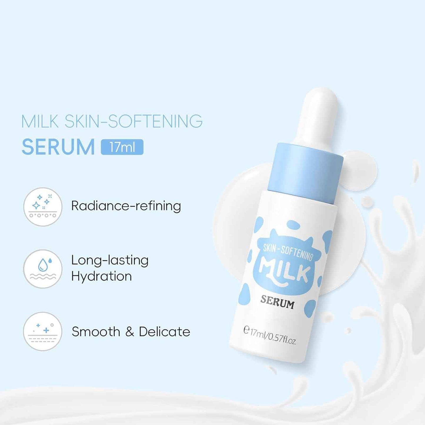 8 IN 1 Milk Skincare For Girls 10-12, Hydrating Set Skin Care For Kids, Kids Skincare Sets For Girls 8-10, Kids Skin Care Set For Girls Ages 8-12, Skincare For Teens Girls & Women 8PCS